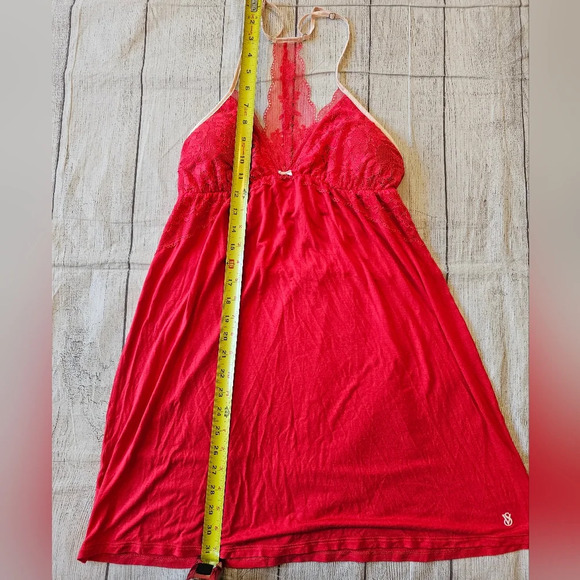 Victoria's Secret Size Medium Red Sexy Babydoll Nightie Dress Lingerie - Picture 6 of 9